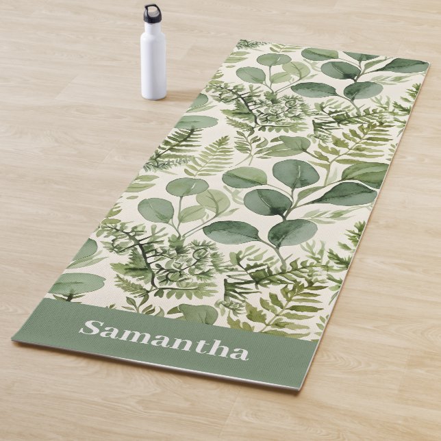 Moss & Fern Botanical Earthy Yogamatte (Beispiel)