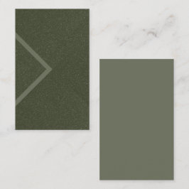 Moss Green Arrow Texture Business Card - Anpassen Visitenkarte