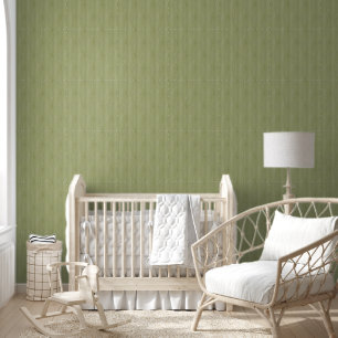 Moss Green Bamboo Holz Grain Look Tapete