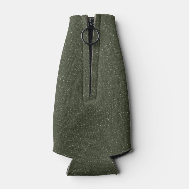 Moss Green Bruise Effet Glacière bouteille - Perso (Dos)