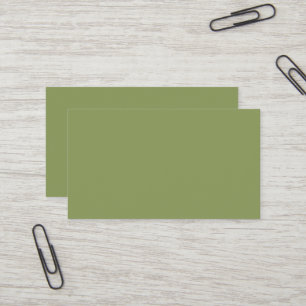 Moss Green Business Card Visitenkarte
