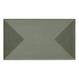 Moss Green Corners Name Tag - Anpassbar Namenschild