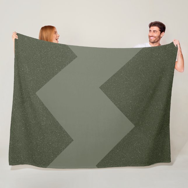 Moss Green Custom Fleece Blanket (Beispiel)