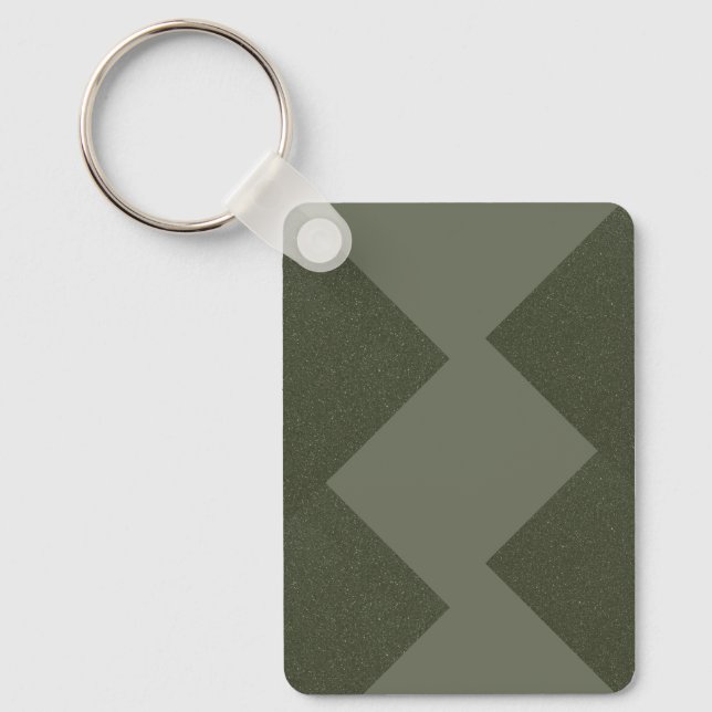 Moss Green Custom Schlüsselanhänger (Vorderseite)