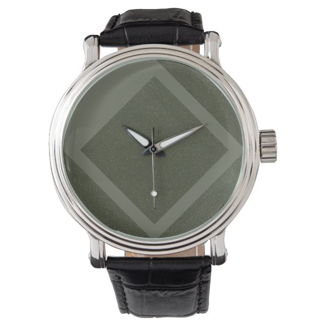 Moss Green Double Diamond eWatch Armbanduhr (Vorderseite)