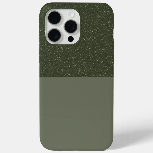 Moss Green Duo iPhone Case (Rückseite)