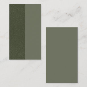 Moss Green Duo-Tone benutzerdefinierte Referenzkar Empfehlungskarte