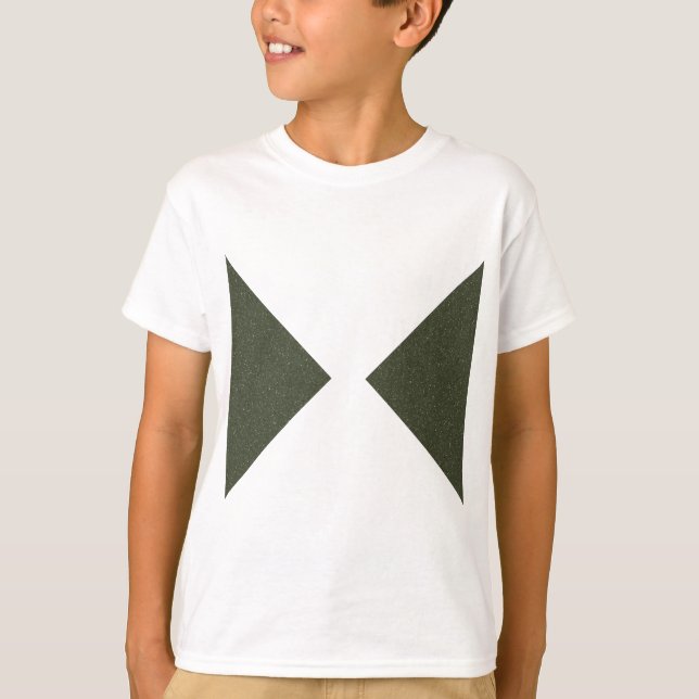 Moss Green Duo Triangle T-Shirt - T - Shirt (Vorderseite)