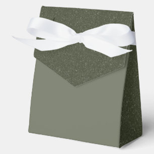 Moss Green & Glitzer Top Gevor Box - Anpassbar Geschenkschachtel