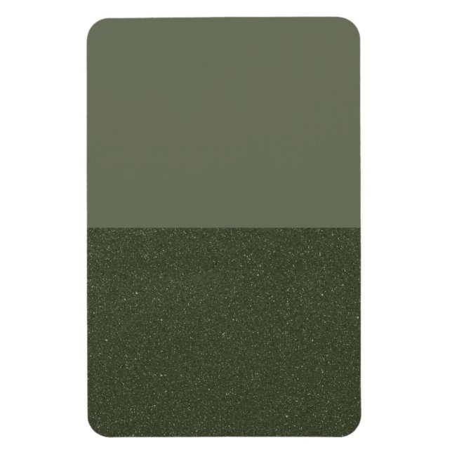 Moss Green halb Texturierte, flexible Magnet (Vertikal)