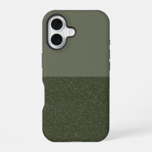 Moss Green iPhone 16 Coque à deux tons - Personnal