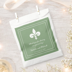 Moss Green Lilie Gastgeschenk Hochzeit Bags Geschenktütchen