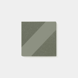 Moss Green Modern Custom Sticknotes Post-it Klebezettel