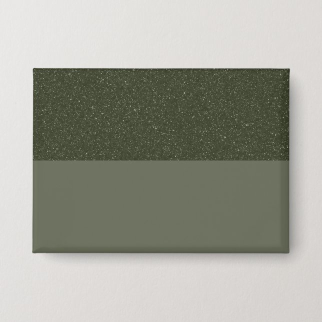 Moss Green Name Abzeichen | Anpassbare Schaltfläch Button (Vorderseite)