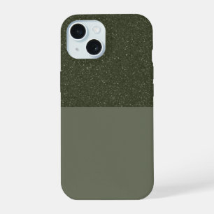 Moss Green Noise iPhone 15 Case anpassen Hülle