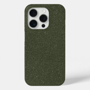 Moss Green Noise iPhone 15 Pro Coque - Personnalis