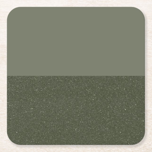 Moss Green - Paper Untersetzer - Moderner Halbzeit (Vorderseite)