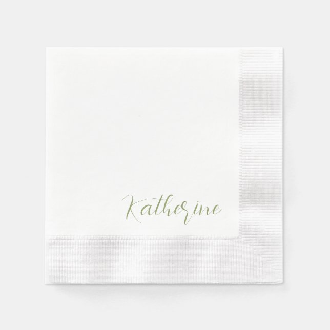 Moss Green Shower - Moss Green Dusche Serviette (Vorderseite)