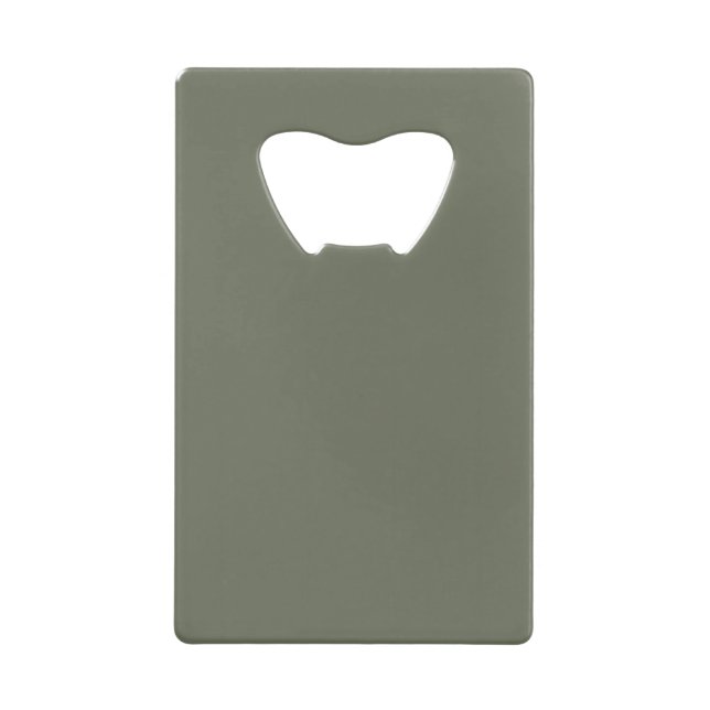 Moss Green Slim Flaschenöffner - individuell einst (Vorderseite)