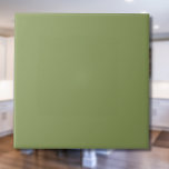 Moss Green Solid Color | Classic | elegant Fliese<br><div class="desc">Moss Green Solid Color | Classic | elegant | Trendy | Stilvoll | Geschenk</div>