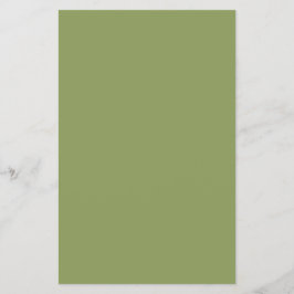 Moss Green Solid Color Flyer