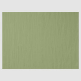 Moss Green Solid Color Seidenpapier