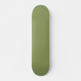Moss Green Solid Color Skateboard