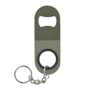Moss Green Split Bottle Opener Schlüsselanhänger ( Mini Flaschenöffner