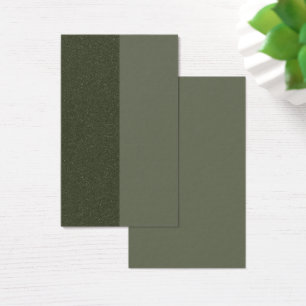 Moss Green Split Texture Visitenkarte - Anpassen