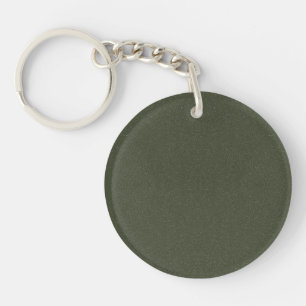 Moss Green Texture Acrylique Porte - clé - Personn