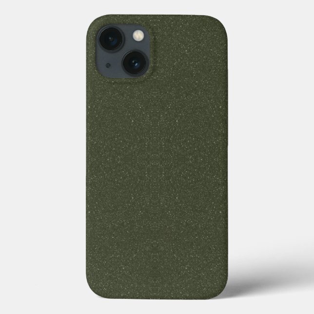 Moss Green Texture iPhone 13 Case - benutzerdefini (Rückseite)