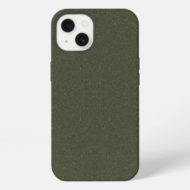 Moss Green Texture iPhone 13 Case - benutzerdefini Hülle (Rückseite)