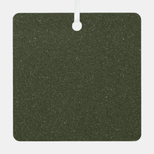 Moss Green Textured Ornament Tag