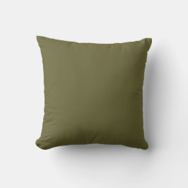Moss Green Throw Kissen