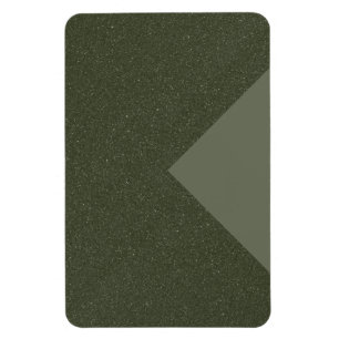 Moss Green Triangle Accent Magnet - Anpassbar