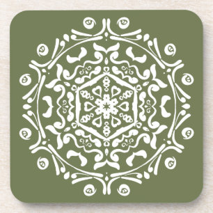 Moss Mandala Untersetzer