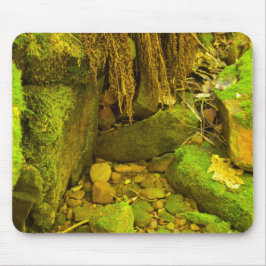 Moss und Stein – Hungarian Falls, Upper Peninsula Mousepad