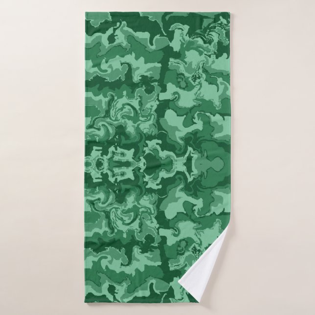 Moss verte (Serviette de bain)
