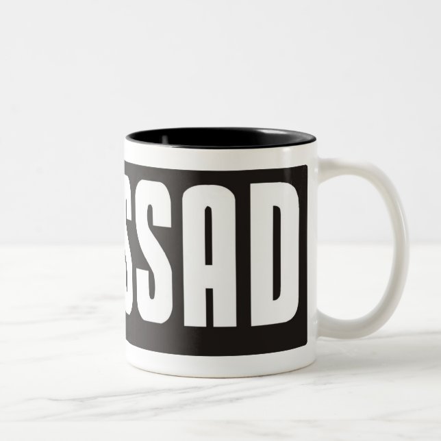 Mossad Zweifarbige Tasse (Rechts)