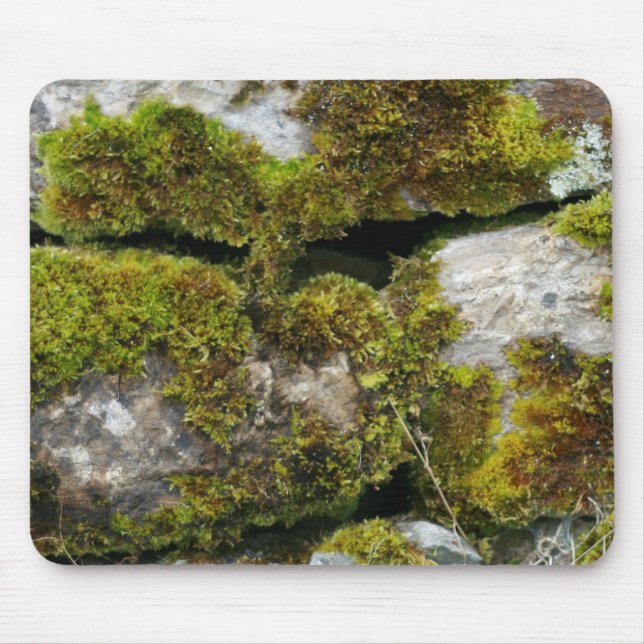 Mosssteinmauer Mousepad (Vorne)