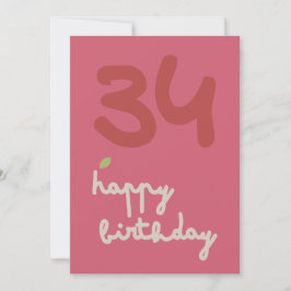 MOSSY BLOOM - Anniversaire Floral Invitation Card