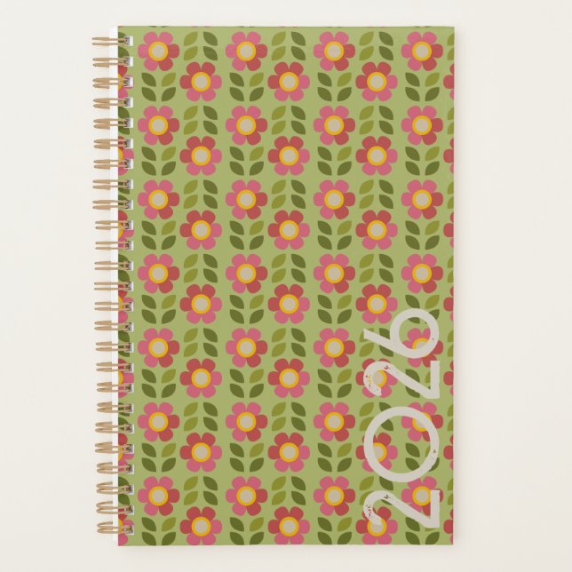 MOSSY BLOOM - Botanical Pattern Planner (Devant)