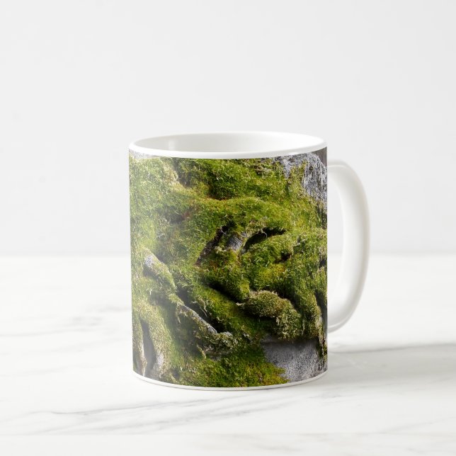 Mossy Broken Headstone Kaffeetasse (VorderseiteRechts)