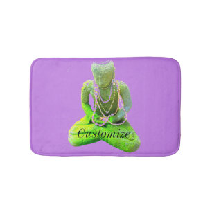 Mossy Green Buddha Meditation Thunder_Cove Badematte