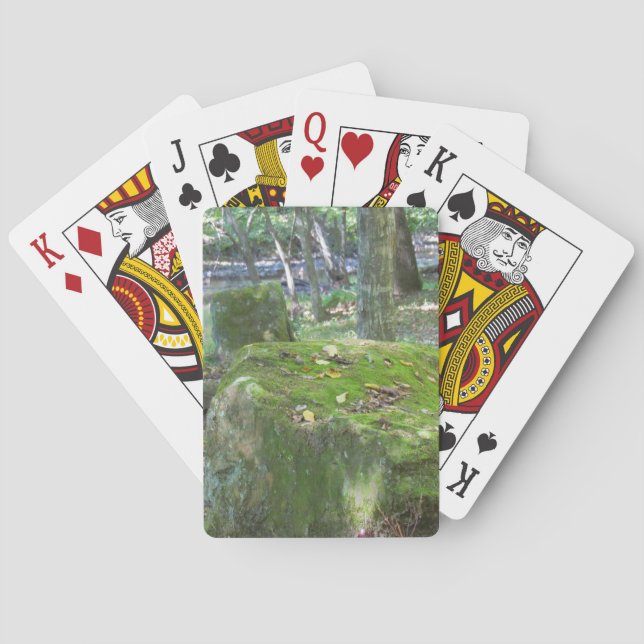Mossy Rocks Spielkarten (Rückseite)