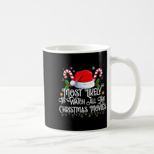 Most Likely To Watch All The Christmas Movie Match Kaffeetasse (Rechts)