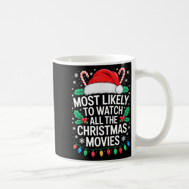 Most Likely To Watch All The Christmas Movies Shir Kaffeetasse (Rechts)