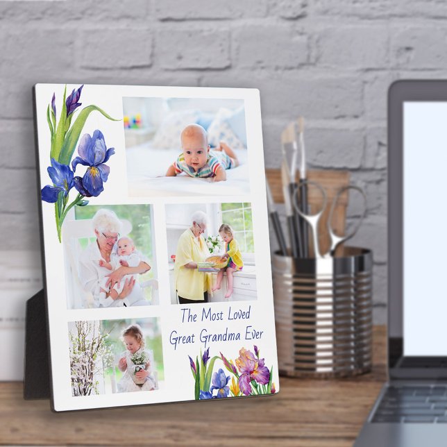 Most Loved Great Grandma 4 Fotoplatte (Von Creator hochgeladen)