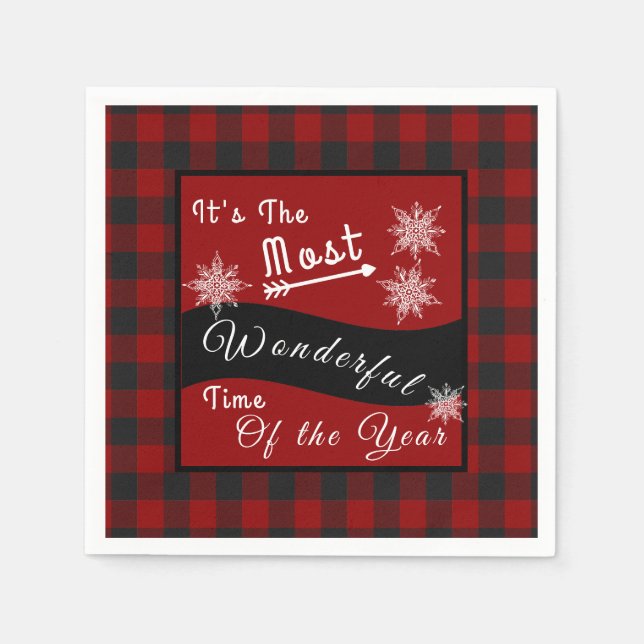 Most Wonderful time Serviette (Vorderseite)