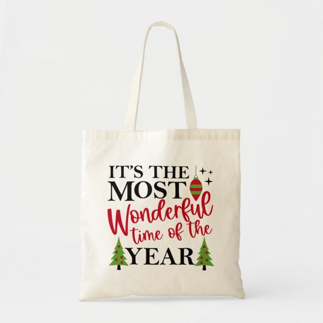 Most Wonderful Time Tragetasche (Vorne)
